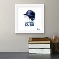 thumbnail image 4 of Gallery Pops MLB Chicago Cubs - Drip Helmet Wall Art, White Framed Version, 12" x 12", 4 of 5