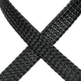 thumbnail image 4 of 100 Ft - 3/8 In Expandable Braided Cable Sleeving, PET Cable Management, Wire Wrap Loom Tube, Black, 4 of 6