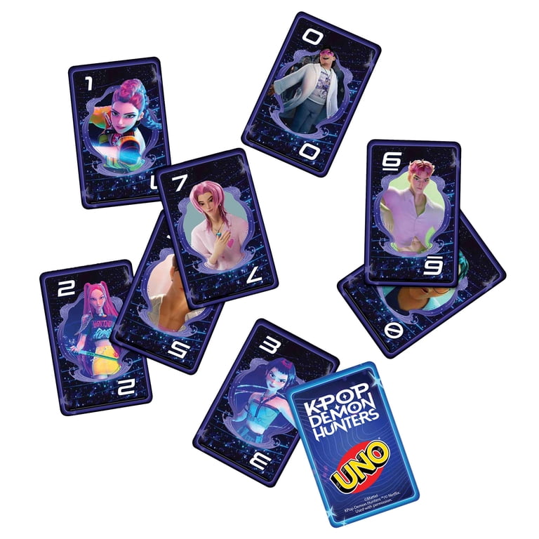 UNO KPop Demon Hunters Card Game for Kid, Adult & Family Nights
