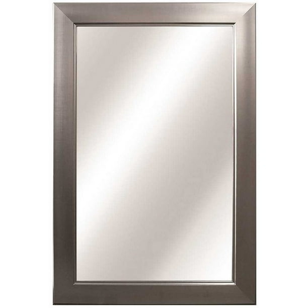 Home Decorators Collection 3578191 24 In W X 35 L Framed Fog Free Wall Mirror Modern Nickel Com - Home Decorators Catalogue Home Decorators Collection 3578191 24 In W X 35 L Framed Fog Free Wall Mirror Modern Nickel Com - Home Decorators Catalogue
