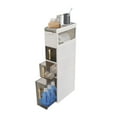 thumbnail image 6 of Miumaeov 4 Tier Bathroom Floor Cabinet Drawers Organizer Storage Cabinet Toilet Paper Holder, 6 of 23