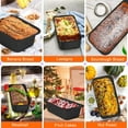 thumbnail image 5 of LIMICAR Loaf Pan, 3-Piece Nonstick Bread Pan for Baking,8x4 In Carbon Steel Bread Loaf Pan, Oven-Safe, Easy Clean, Perfect for Homemade Bread and Pound Cakes, 5 of 11