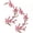 C, variant on Cherry Blossom Patches/Iron Patch, Embroidered Iron On or Sew On Flower Applique with Branch Design for Backpack, Jacket, Jeans, Tote Bag, Dress