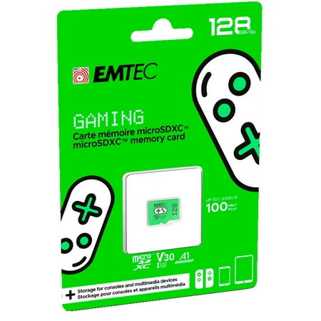 Image of Emtec 128GB Gaming MicroSD Card