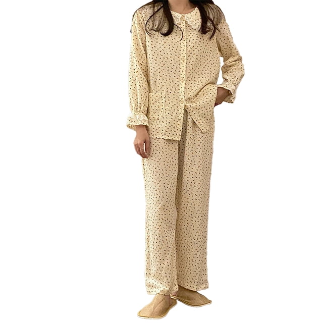 Conjunto de pijama de mujer Pijama de algodón para mujer Ropa de dormir para mujer