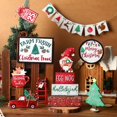 thumbnail image 4 of Juego de decoración navideña escalonado de madera de Tray FairySandy, 14 unidades, 4 of 6