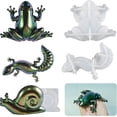 thumbnail image 7 of Resin Animal Molds 3D Frog Silicone Mold Lizard Epoxy Resin Mold Snails Casting Mold for Wall Hanging Desktop Decoration, 7 of 7