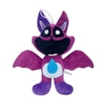 thumbnail image 3 of Cute Purple Cat Luminous Plush Toys,Cartoon Stuffed Animals Doll,Big Mouth Fox/Axolotl Smile Monster Plushies,Gift for Fans and Kids, 3 of 8