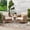 Beige, variant on Mainstays Chelsea Outdoor 3-Piece Outdoor Chat Set, Beige