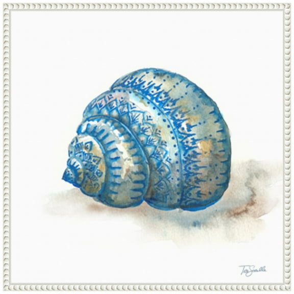 Amanti Art Bohemian Shells I Framed Canvas Wall Art Print