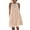 Beige-19, variant on Mittory Women's Hollow Out Halter Dresses Casual Sleeveless A-Line Tiered Swing Sundress Beach Vacation Mini Dress