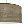 thumbnail image 4 of Hunter - Solhaven 4-light Warm Grey Oak, Large Pendant Light, Dimmable, Modern Style, Drum Shaped, for Bedrooms, Dining, Living Rooms - 19384, 4 of 7