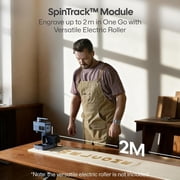 LaserPecker LP2 Plus (SpinTrack) 10W Diode Laser Engraver, 4000mm/s Ultra-Fast Speed 4K Precision Portable Cutting & Engraving Machine for Wood, Leather, Acrylic, Coated Metal