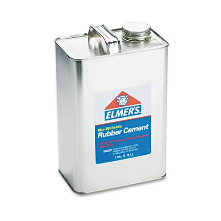 - Elmer's No-Wrinkle Acid-Free Rubber Cement, 1 gallon