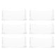 thumbnail image 1 of CRILSTYLEO 6Ud Tarjetas De Transparente Para Oficina Con Material Premium, 1 of 8