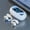 White, variant on Ultra Open Ear Clip Earbuds - Over The Ear Headphones Wireless Bluetooth, Bone Conduction Earbuds for Fitness and Running, Secure Fit for Small Ears,White