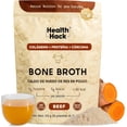 thumbnail image 1 of Health Hack Bone Broth | Caldo de Hueso Instantáneo en Polvo Delicioso | Con Péptidos de Colágeno, Vinagre de Manzana, Cúrcuma y Especias | 9 g de Proteína por Porción | Keto Friendly | Sin Azúcar, 1 of 1