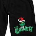 thumbnail image 2 of The Grinch Character Face Adult Black Sleep Pajama Shorts-XXL, 2 of 5