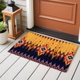 thumbnail image 4 of Bathroom Rugs 2x3 Ft, Ethnic Boho Non Slip Area Rugs for Kitchen Bedroom Entryway, Vintage Abstract Geometric Textured Washable Carpet Runner Rug Floor Mats for Bedroom Home Decor, 4 of 8