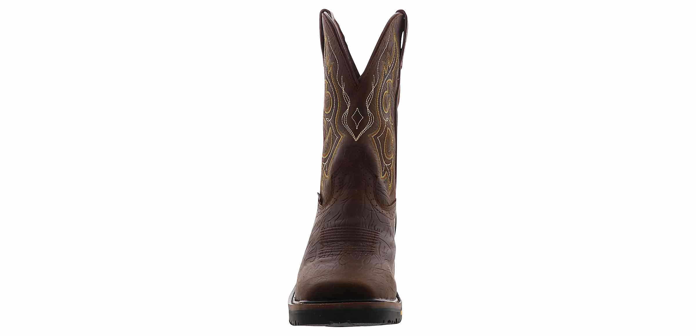JUSTIN MEN\'S JOIST RUSTIC WATERPROOF WESTERN WORK BOOTS - COMPOSITE TOE Pull-On Waterproof Safety Toe Work Boot Western Justin Boots  main image 2