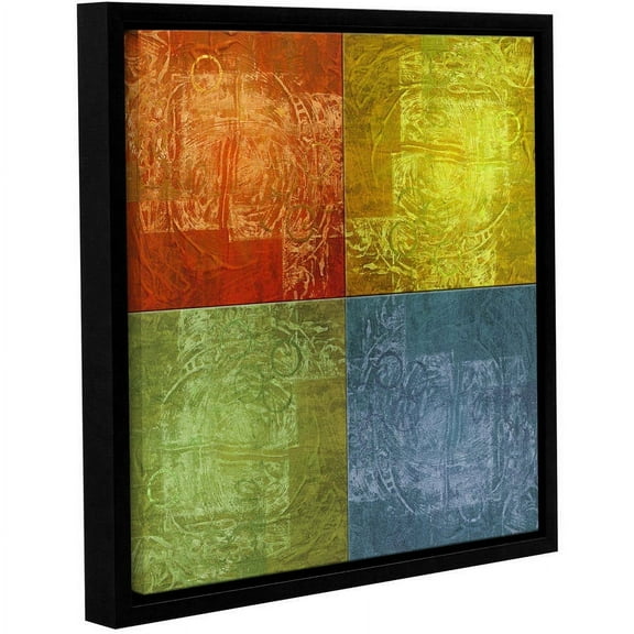 ArtWall Greg Simanson "4 Lights" Gallery-Wrapped Floater-Framed Canvas
