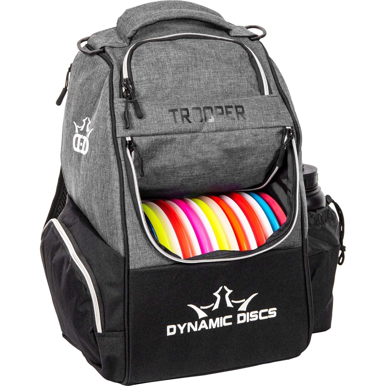 Dynamic Discs Trooper Disc Golf Backpack | Frisbee Disc Golf Bag with 18+  Disc Capacity | Introductory Disc Golf Backpack | Lightweight and Durable  (Black) - Walmart.com