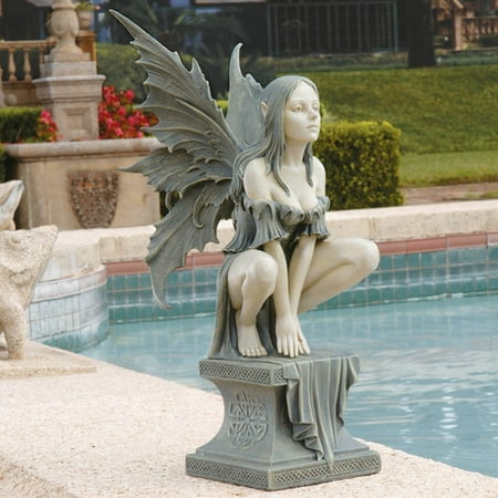 Design Toscano Celtic Fairy's Perilous Perch Garden Statue