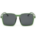 thumbnail image 3 of Weikingp Sunglasses Womens Men Women Polarized Sunglasses Fashion Protection Classic Round Frame Sunglasses Sunglasses Men Womens Sunglasses () Green PC+AC, 3 of 5
