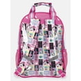 thumbnail image 2 of Disney Minnie Mouse Girls 17" Clear Comic Strip Backpack with Lunch Box and Keychain, 3-Piece Set, Pink, 2 of 5