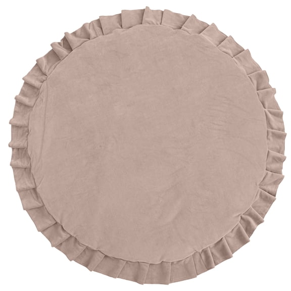 Product Category Cushion | Baby Crawling Blanket Round Soft Padded Crawling Rug Play Mat for Interactive Learning and Nursery Useeend