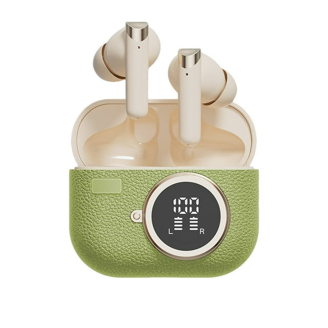 Auriculares Inalámbricos Bluetooth Verdadero Inalámbrico en Pantalla de Batería Del Oído con Tiempo de Uso Prolongado Y Reducción de Ruido Auriculares Bluetooth 5.4 Auriculares Bluetooth Auriculares I