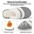thumbnail image 3 of Ecetana Cozy Slippers for Women Indoor and Outdoor Fuzzy House Shoes with Memory Foam, 3 of 6
