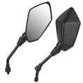 thumbnail image 2 of Fdit Qiilu Motorcycle Mirror, Black ABS Rear View Side Mirrors Motorcycle Rear View Mirror Reflective Rear View Mirrors Motorcycle Parts, 2 of 8