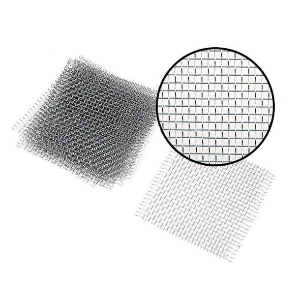 Kit de parches para mosquitero de alambre de aluminio Phifer 4,5 x 5 cm gris