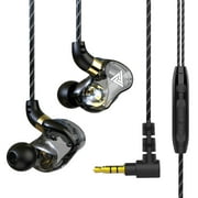 QKZ SK7 3.5mm Wired Headphones - In-ear Earbuds with Mic, Designed for Sports and Workouts
