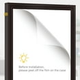 thumbnail image 4 of HOMCOM Jersey Display Frame Case, Acrylic Sports Shirt Shadow Box for Basketball Football Baseball, 26" x 35", Brown, 4 of 9