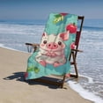 thumbnail image 4 of Piggy  Beach Towel,  Beach Towel Swim Towel for Pool, Bath, Yoga, Camping, Picnic, Beach Party, 4 of 8