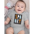 thumbnail image 2 of Spooky. Grunde Style Banner Bodysuit Infant -Image by Shutterstock,  Newborn, 2 of 4