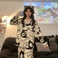 thumbnail image 1 of Pajamas Women's Spring and Autumn Long Sleeve 2024 New Cotton Sweet Hello Kitty Han Fan Girls' Home Clothes suit, 1 of 5