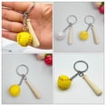 thumbnail image 2 of Shisuyan 5Pcs Baseball Keychain Sports Keychain Backpack Bag Purse Handbag Hanging Pendant, 2 of 8