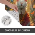 thumbnail image 3 of Kdxio Sunshine Flower Meditating Cat,16" x 24", Non-Slip Front Door Mats,Outdoor Welcome Mat Washable, 3 of 9
