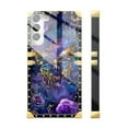thumbnail image 3 of FKBRCL4U Compatible with Samsung Galaxy S22 Plus Case, Glistening Golden Butterfly Vibrant Purple Blue Luxury Golden Decoration for Girl Women Soft TPU Shockproof Protective Hard PC Back, 3 of 7