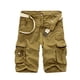 thumbnail image 3 of Pantalones cortos de camuflaje de verano para hombre, 100 % algodón, multibolsillos, estilo capri, 3 of 5