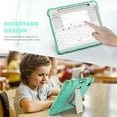 thumbnail image 3 of XYX Case for iPad Pro 11 inch (4th/3rd/2nd/1st Gen), Dual Layer Slim Heavy Shockproof Rugged Protective Cover Case with Kickstand (Mint Green), 3 of 7