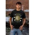 thumbnail image 5 of Celestial Sun All About The Vibes Men's Graphic T Shirt Tees Brisco Brands S, 5 of 6