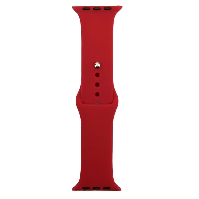 Correa silicona clasica para appletwatch 38/40mm S color rojo compatible con todas las series 8 7 6 SE 5 4 3 2 1 Ultra