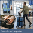 thumbnail image 6 of Brookstone Luggage Straps Secure Cross TSA-Approved Luggage Straps for Suitcases with 3-Digit Lock, 6 of 7