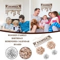 thumbnail image 1 of Xihbxyly Oferta Del Dia Calendario de Madera, Grabadora de Cumpleaños, Decoración de Pared, Hogar, Manualidades para Fiestas, 1 of 7