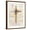 Brown Frame, variant on Art.com Easter Blessing Saying III with Cross v2 Art Print by Kathleen Parr McKenna, White Frame Wall Art, 23" x 29"