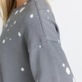 thumbnail image 5 of Women's Gameday Couture  Gray New Orleans Saints Arch Rivals Faded Wash Sweatshirt, 5 of 7